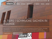 Tablet Screenshot of juwelier-albers.de